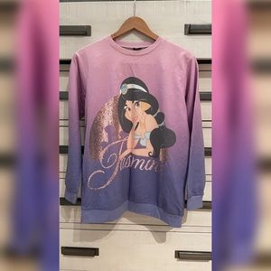 ASOS X INK PAINT Disney Jasmine Ombré Sweatshirt